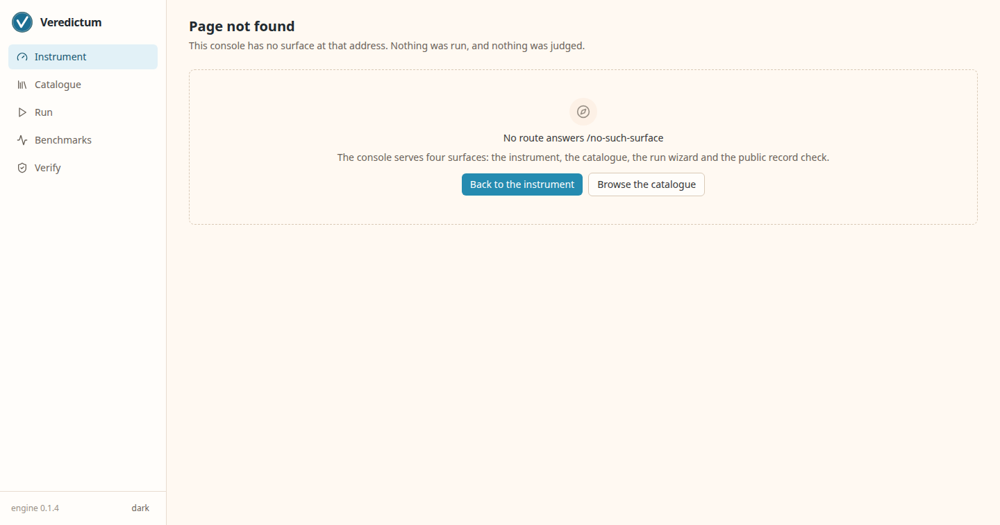 The 404 page in light mode